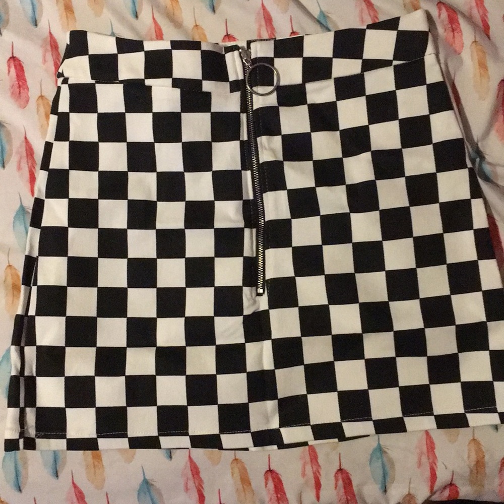 🎊Checked skirt!